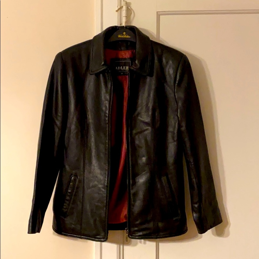 Adler Collection Lamb skin leather jacket